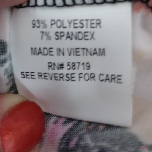 NWT Relativity 3/4" sleeve blouse size M - Picture 6 of 7